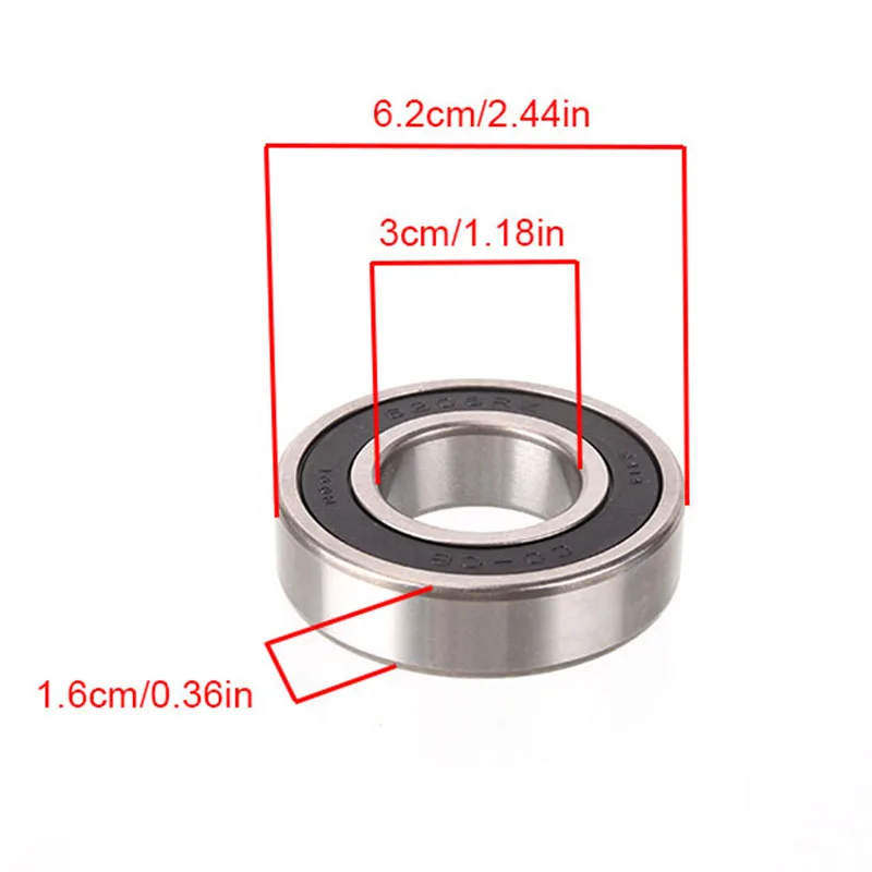 Deep groove ball bearings 6200 6203 6204 6206 6207 6208 electric vehicle front and rear wheel small bearings