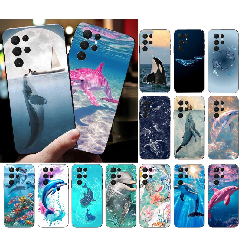 

Ocean Shark Whale Turtle DolphinPhone Case For Samsung Galaxy S25 S24 S23 S22 S21 Ultra S24 S23 S22 S21 S25 Plus S24 FE