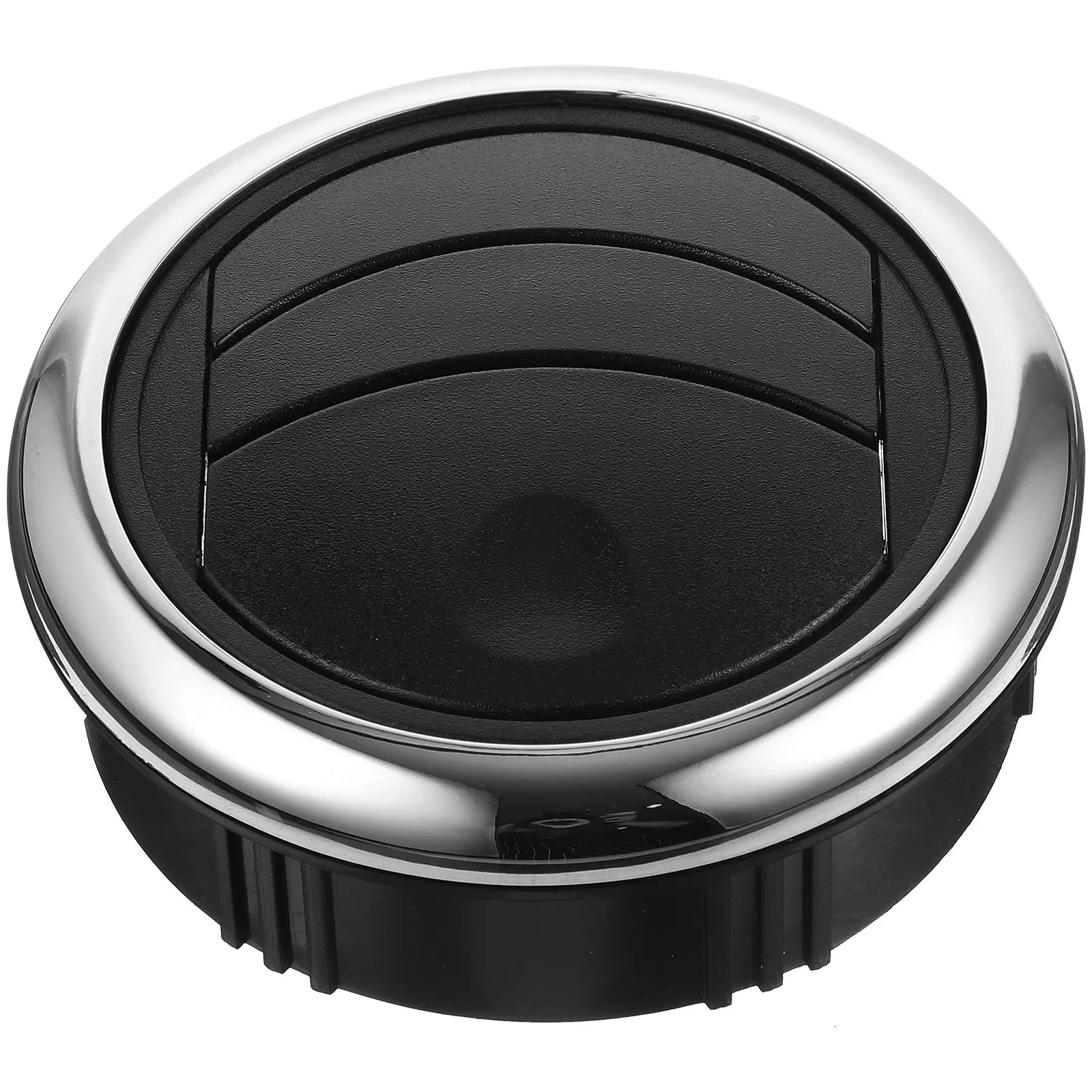 Knob Type Round Air Conditioning Vent Outlet Electroplate Diameter 87Mm 75Mm Universal Replacement for Rv Bus Electric Car