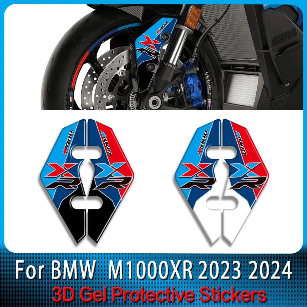 3D Gel Sticker For BMW M1000XR M1000 XR 2023 2024 Front Fender Paint Protection Decal Motorcycle Shell Reflective Decoration