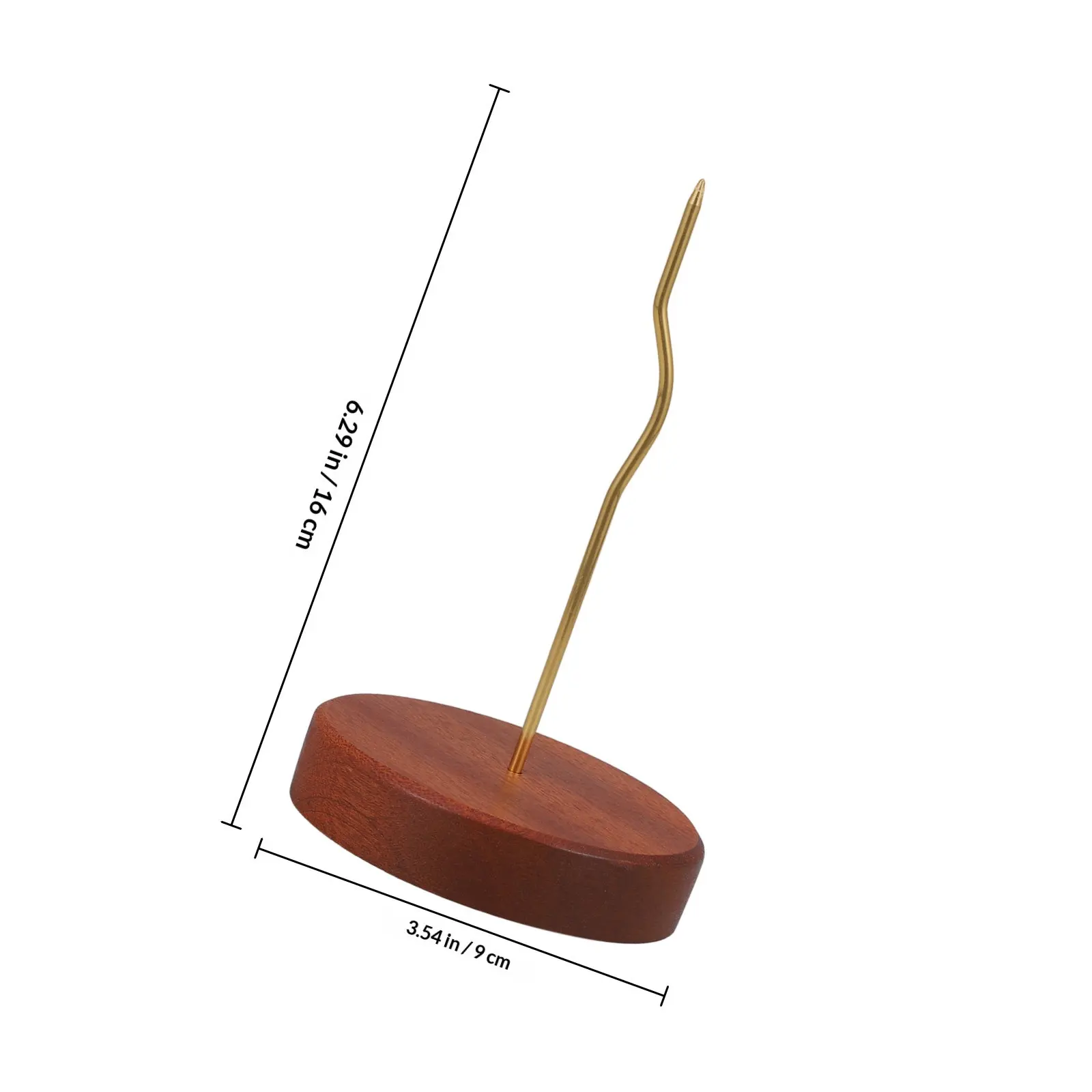 Solid Wood Receipt Holder Spike Simple Style Efficient Kitchen Order Organizer Multipurpose Desktop Bill Organizer Receipt