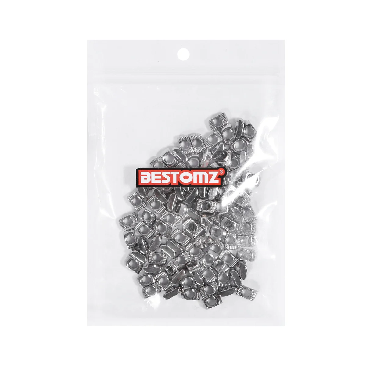 

100Pcs Aluminum Profile T-Nuts Carbon Steel M5 Thread Suitable for 20x20mm T Slot European Aluminum Extrusions High Hardness