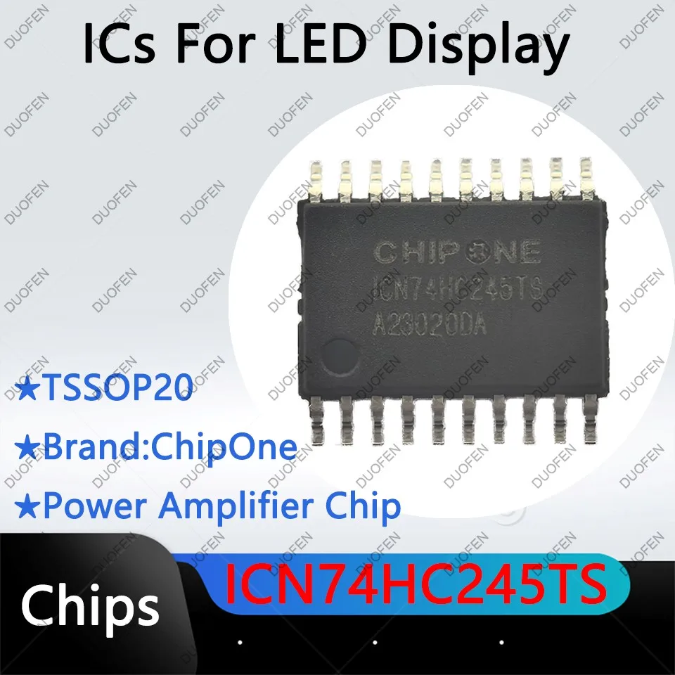 ICN74HC245TS,SM245TS,HC245,74HC245TS,74HC245KAJ,DP245D, chips amplificadores de potencia para pantalla LED