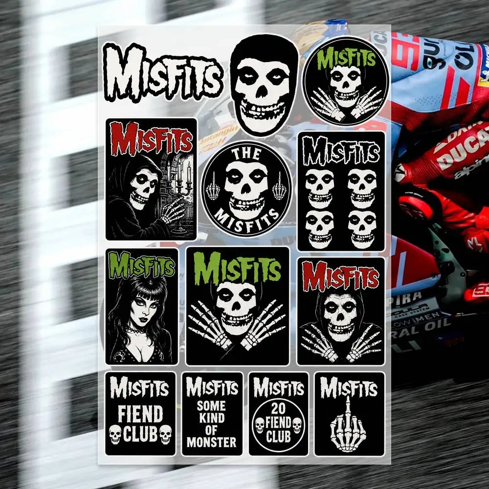 M-Misfits Japanese Motorcycle Sticker Suitable for Motorcycle Body Reflective Car Sticker Helmet Decal