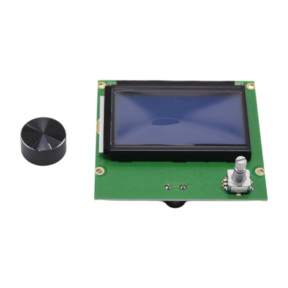 12864 HD LCD Display Screen Blue Control Panel Board With Cable For Ender 3 CR10 Series 3D Printer Display Port Replacement Part gallery 2