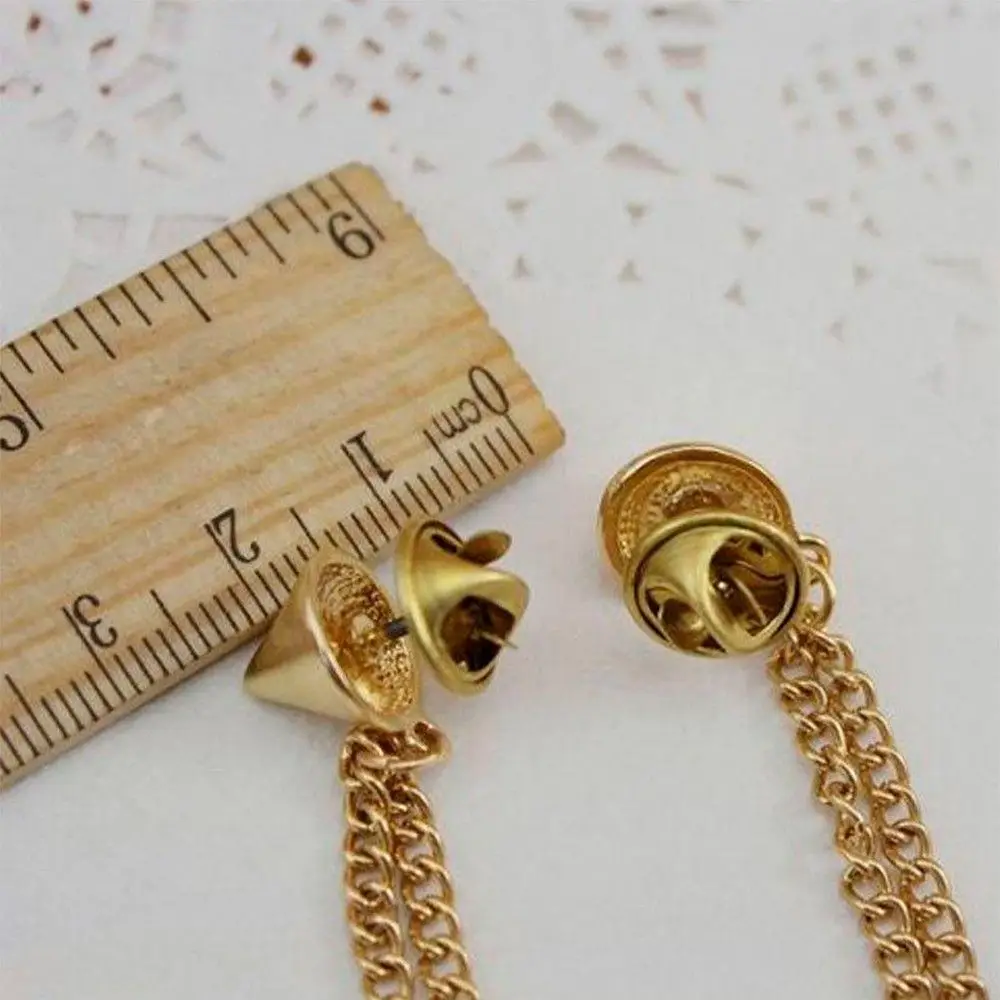 حار القوطية شرابات المجوهرات سلسلة قلادة قمصان مسمار بلوزة سبايك طوق دبوس تلميح بروش