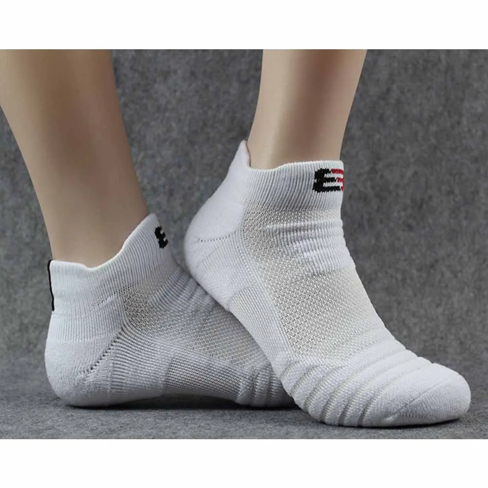 Basquete masculino espessado barco forma meias, lã Loop, algodão esportes meias, profissional ao ar livre executando meias, Liquidação