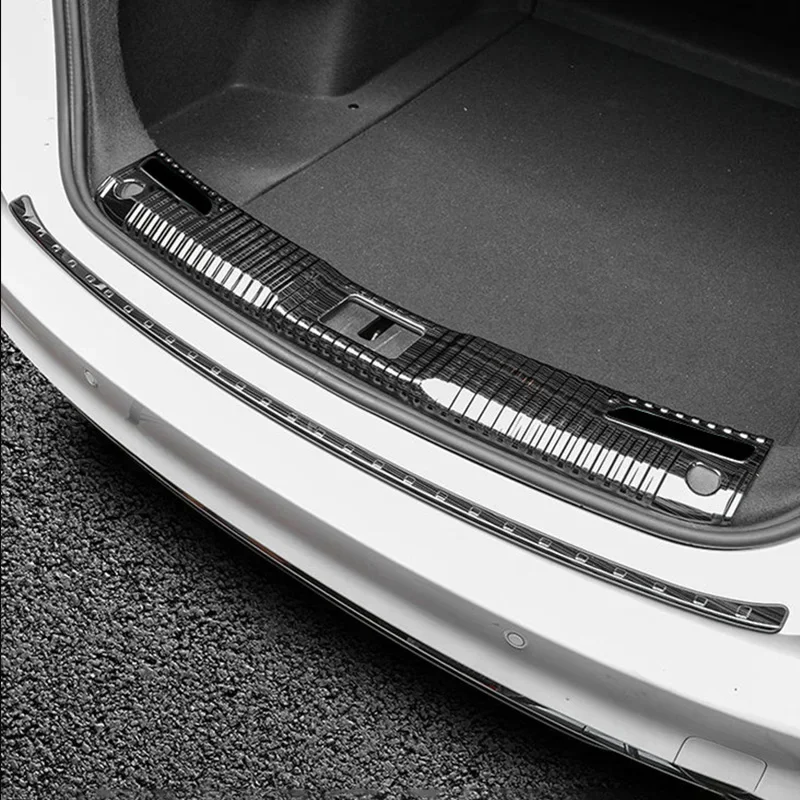 

For HongQi H5 2023-2025 Rear Guard H5 Boot Guard Stainless Steel Sill Strip Decorative Protective Cover