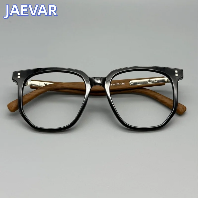 

JAEVAR's New TR Retro Wood Grain Eyeglass Frame Is Super Lightweight Anti Blue Light Fashionable And Simple Eyeglass Frame 58127