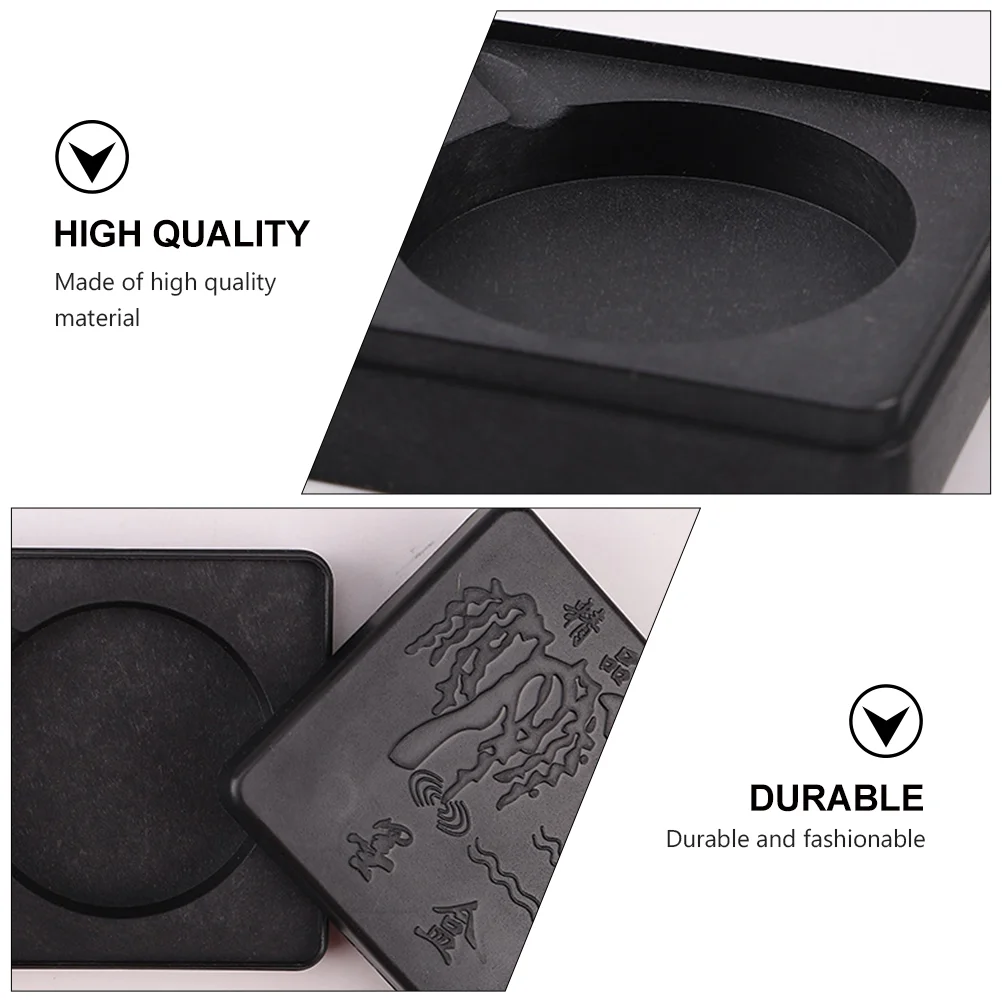 Japanse Inktsteen Slijpen Inktsteen Multifunctionele Container Mix Kalligrafie Oefenbenodigdheden