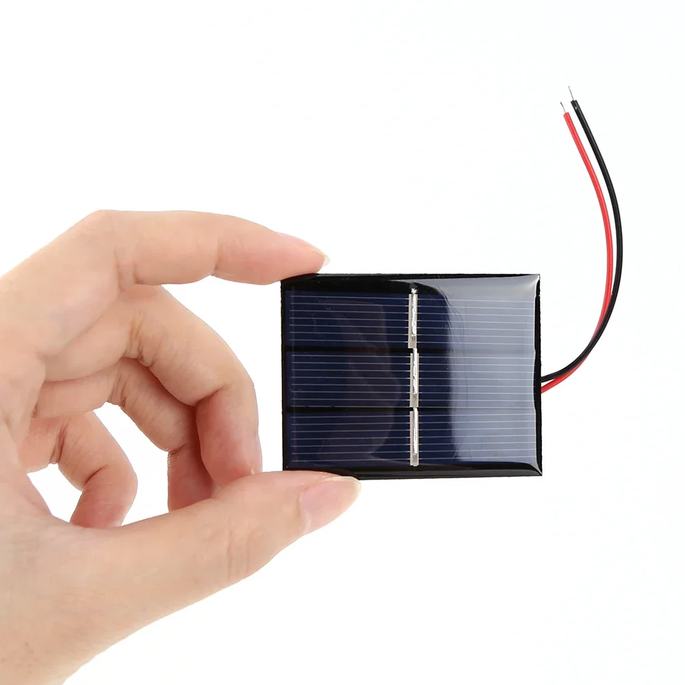 Obrázek 6: 1W 3V 0.3W 5V mini solární panel polysilicon solární epoxidová panel modul lehký buňka baterie nabíječka  solární panel DIY baterie nabíječka