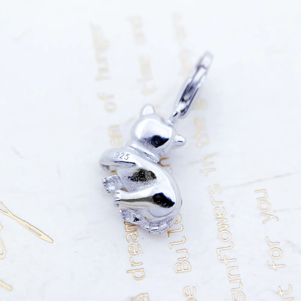 Fashion Baby Tiger Pendant Charm For Women Men 925 Sterling Silver Cute Gift