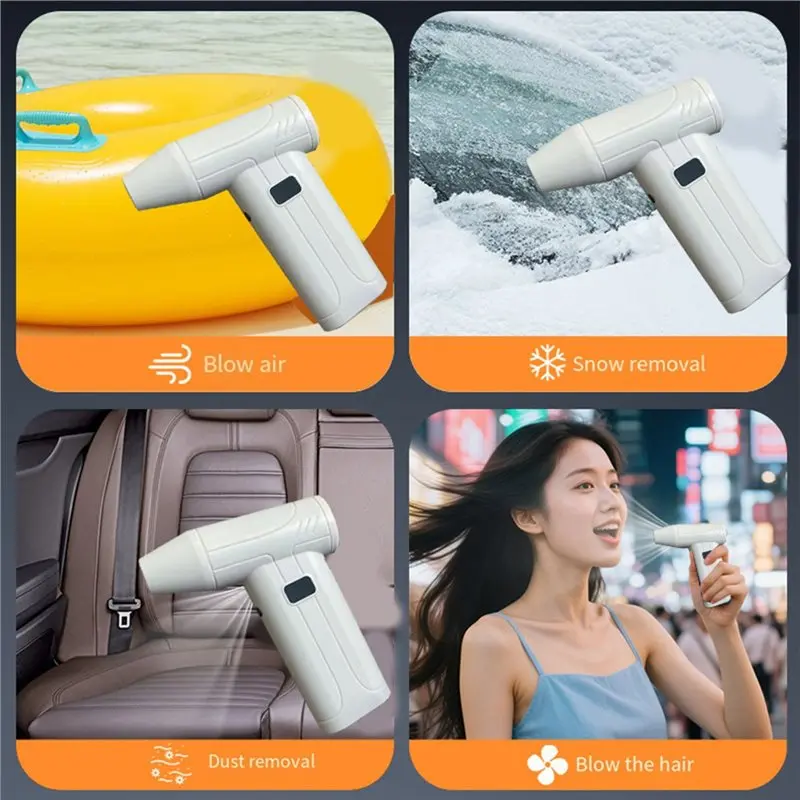 M02K-Fan Rechargeable Blower Portable Versatile Wireless Powerful Air Fan For Dust Removal And Outdoor Yard Cleaning