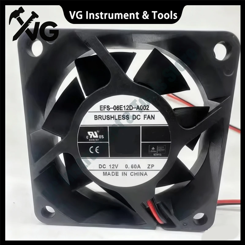 New for CPU DWPH EFS-06E12D-A002 DC12V 0.60A 60*60*25MM Cooling Fan