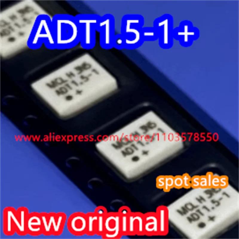 5PCS  ADT1.5-1 brand new original ADT1.5-1+ 1:1.5 core wire transformer 0.5-650MHz, 50 Ω