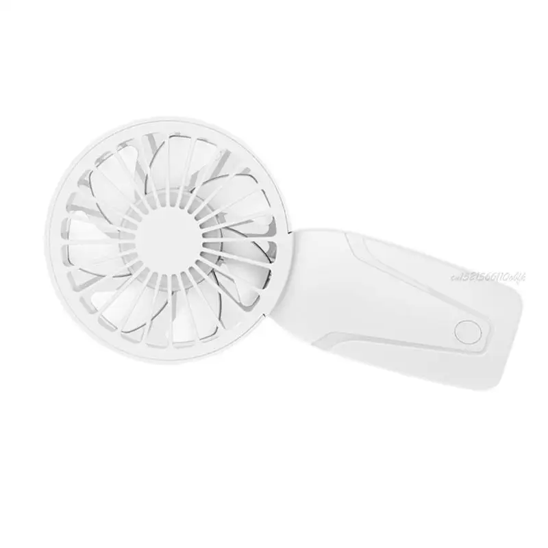 27rb USB -перезаряжаемый портативный вентилятор с 3 -скоростным ручным вентилятором маленького карманного вентилятора