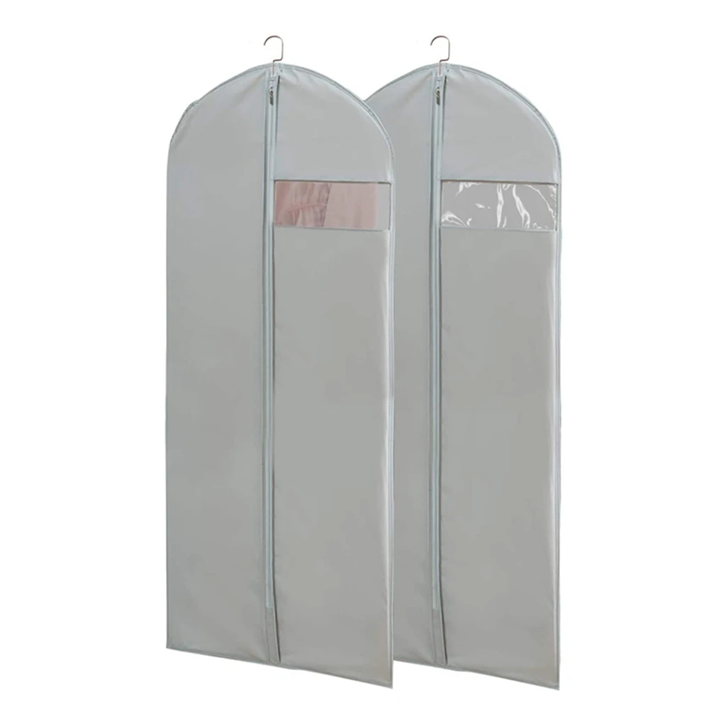 Wasserdichte Kleidung Staub Abdeckung Mantel Anzug Kleid Schutz Hängen Kleidersäcke Hause Closet Organizer Staubdicht Kleidung Abdeckungen – Detail 9