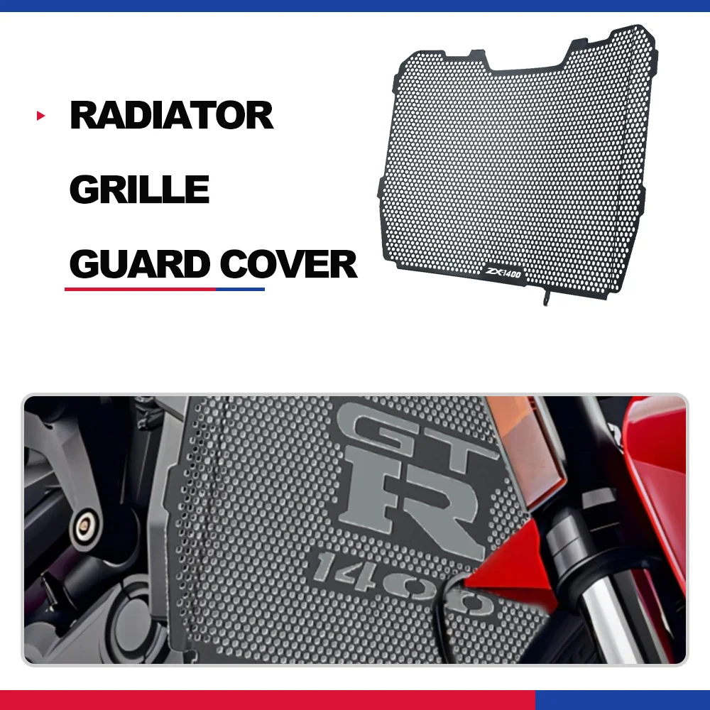 

Motorcycle Accessories For Kawasaki GTR1400 Radiator Guard Protector Grille Grill Cover GTR 1400 GTR1400 2008-2022 2023 2024