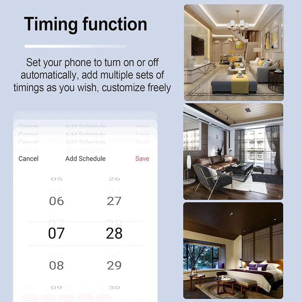 Zigbee 16A 1CH/2CH Smart Switch Breaker Mini Smart Home Relais Automatisierungsmodul Kompatibel mit Tuya Hub Smart Life Alexa Google Home – Detail 9