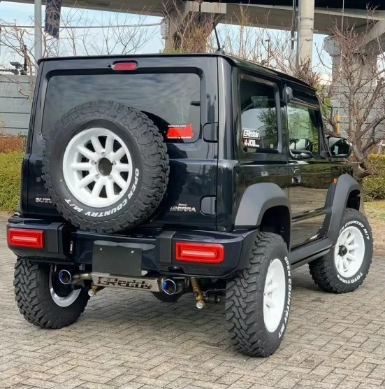 JIMNY JB74 UPGRADE to G WAGON G63 MINI Body Kits for JIMNY JB74 Front Bumper Grille Hood Fenders Exhaust System Spring Guard