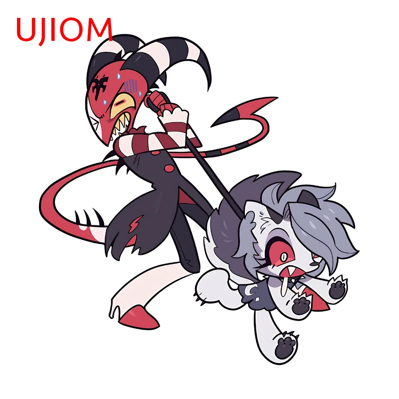 UJIOM Loona Interesting Graffiti Wall Sticker Attractive Scratch Proof Ingenious Vinly Decal Trendy DIY Decor Accessories