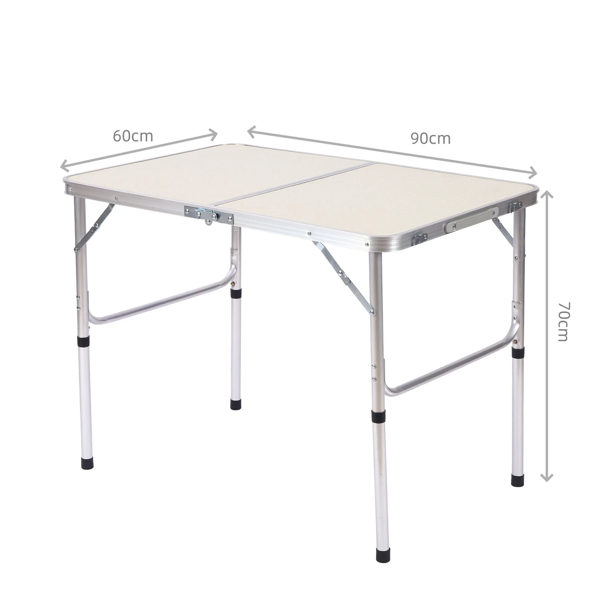 Outdoor Aluminum Alloy Folding Table Multifunctional Bed Computer Table Portable Adjustable Table and Chairs Picnic Camping