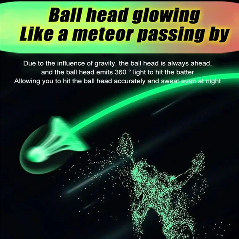 

ELOS-Luminous Windproof Badminton, Wind Resistance Training Accessories, Suitable For Outdoor Sports At Night