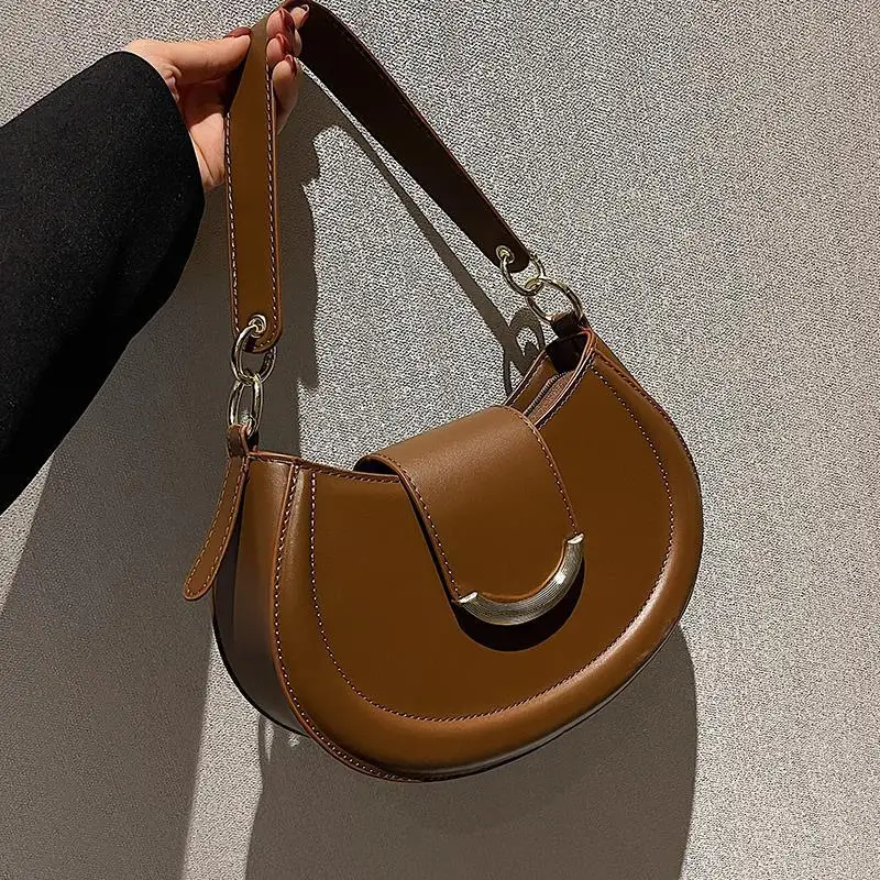 Tas Samping Bahu Ketiak untuk Wanita 2025 Tren Desainer Kulit PU Tas Tangan Selempang Ketiak Kecil dan Tas Dompet untuk Wanita 가