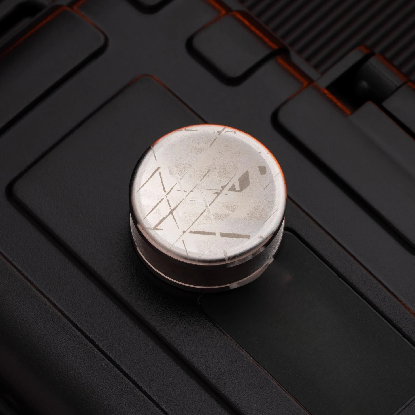 YIJIE EDC Hexagrama Fidget Spinner Brinquedo de descompressão com travamento de metal mecânico