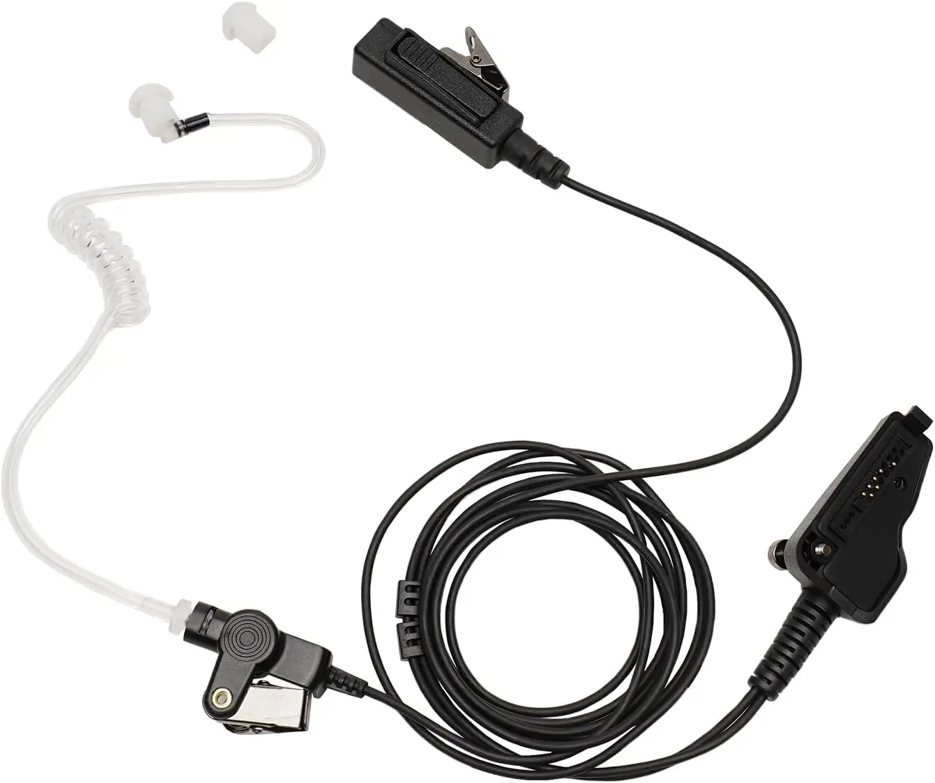 Earpiece Headset with MIC PTT Compatible with Kenwood NX-200 NX-300 NX-210 NX-3300 TK-3180 NX5200 TK-5300 NX-5400 K2 TK-280 TK29