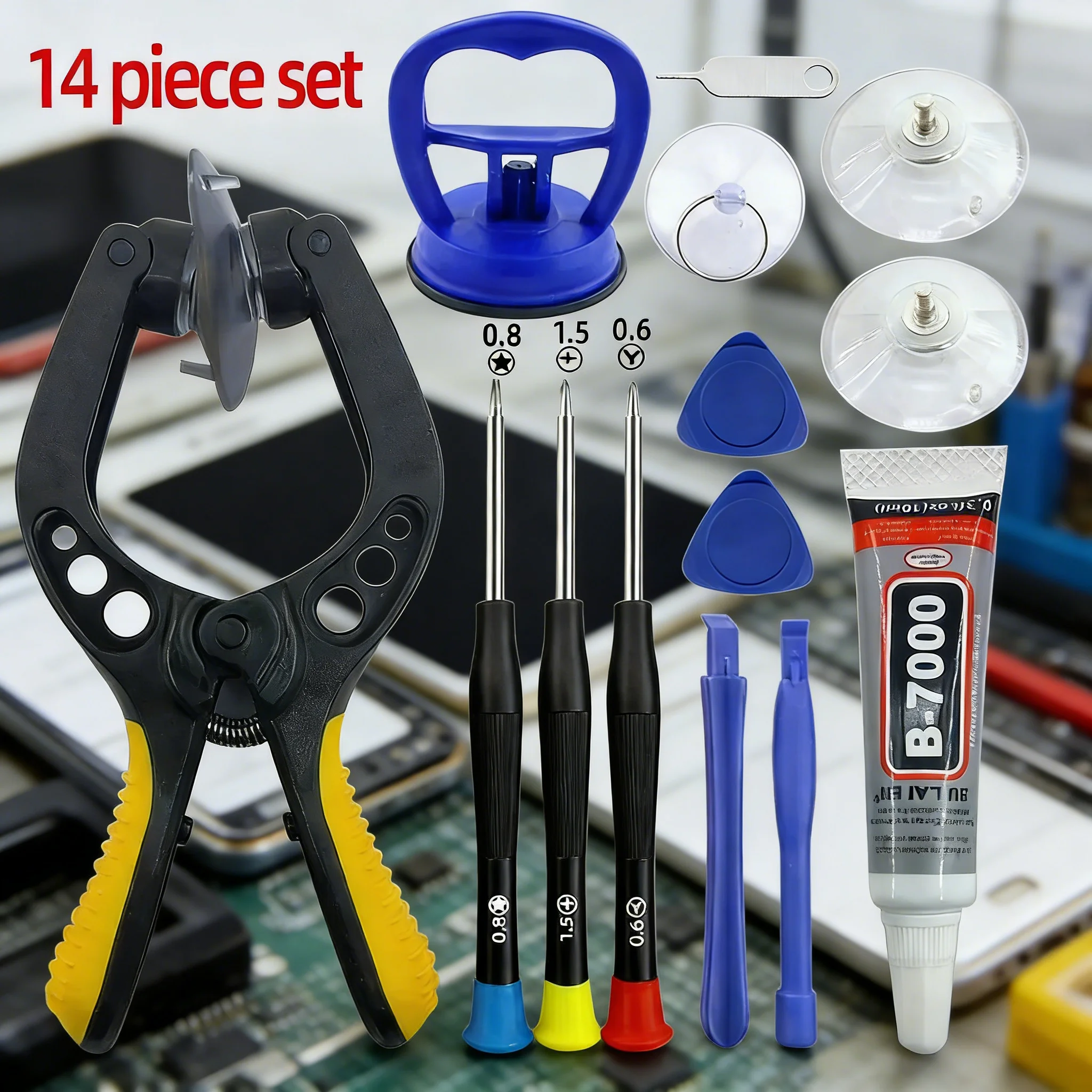 

Precision Screwdriver Kit for Mobile Phone Laptop Tablet - Electronic Repair & Cleaning Disassembly Tool