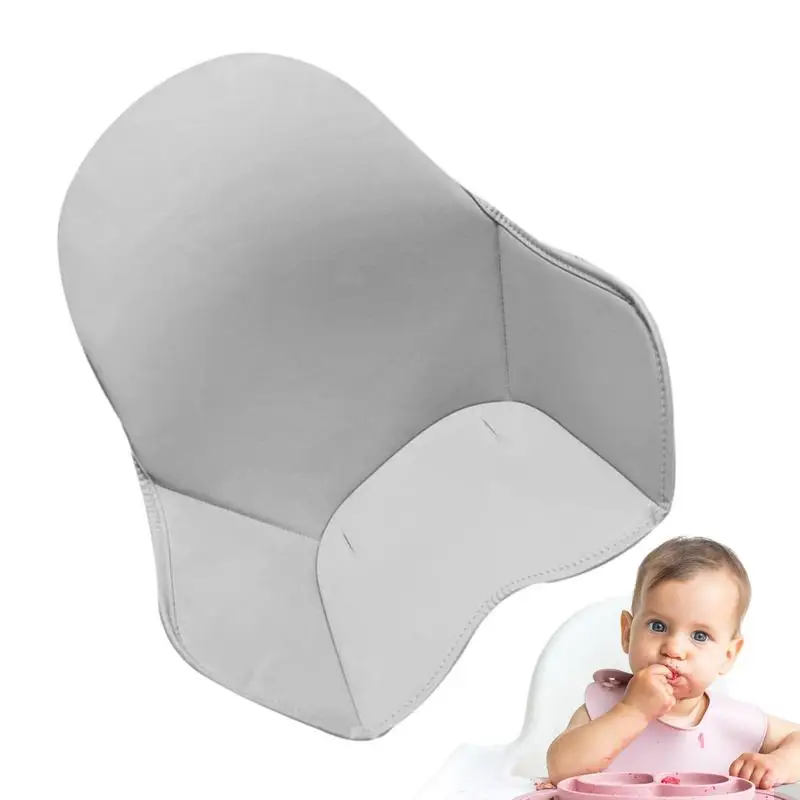 Cojín de asiento de silla alta para bebé, silla de cena de cuero PU para sillas altas, sillas de comedor para bebé