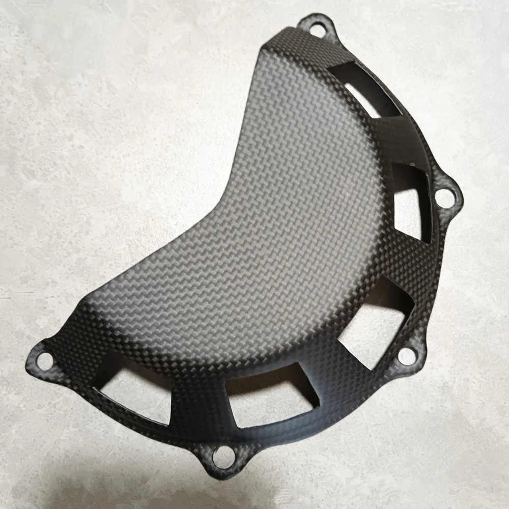 Motorcycle Carbon Fiber (Air Cooled 4V Engine) Vented Dry Clutch Cover for DUCATI