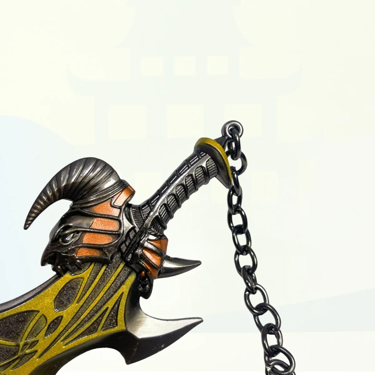 3.9 inch God of War Kratos Metalen Katana Zwaard Ninja Mes Originele Samurai Sabel Japanse Katana Cosplay Accessoires Prop Speelgoed