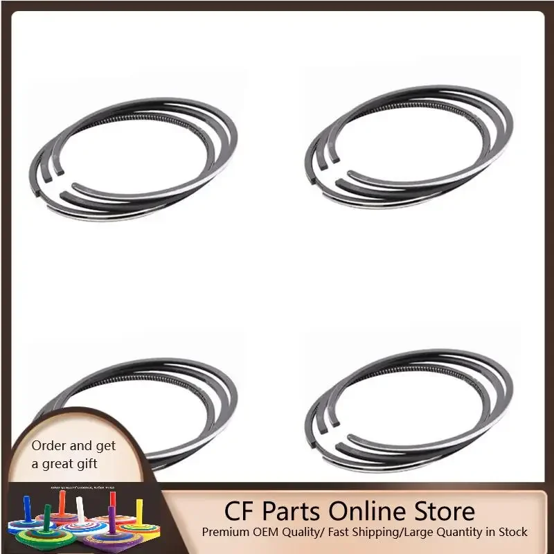 For Komatsu Backhoe WB70A-1 Yanmar Engine 4TNE98 Komatsu Engine 4D98E Piston Ring 4 Units 1 Set