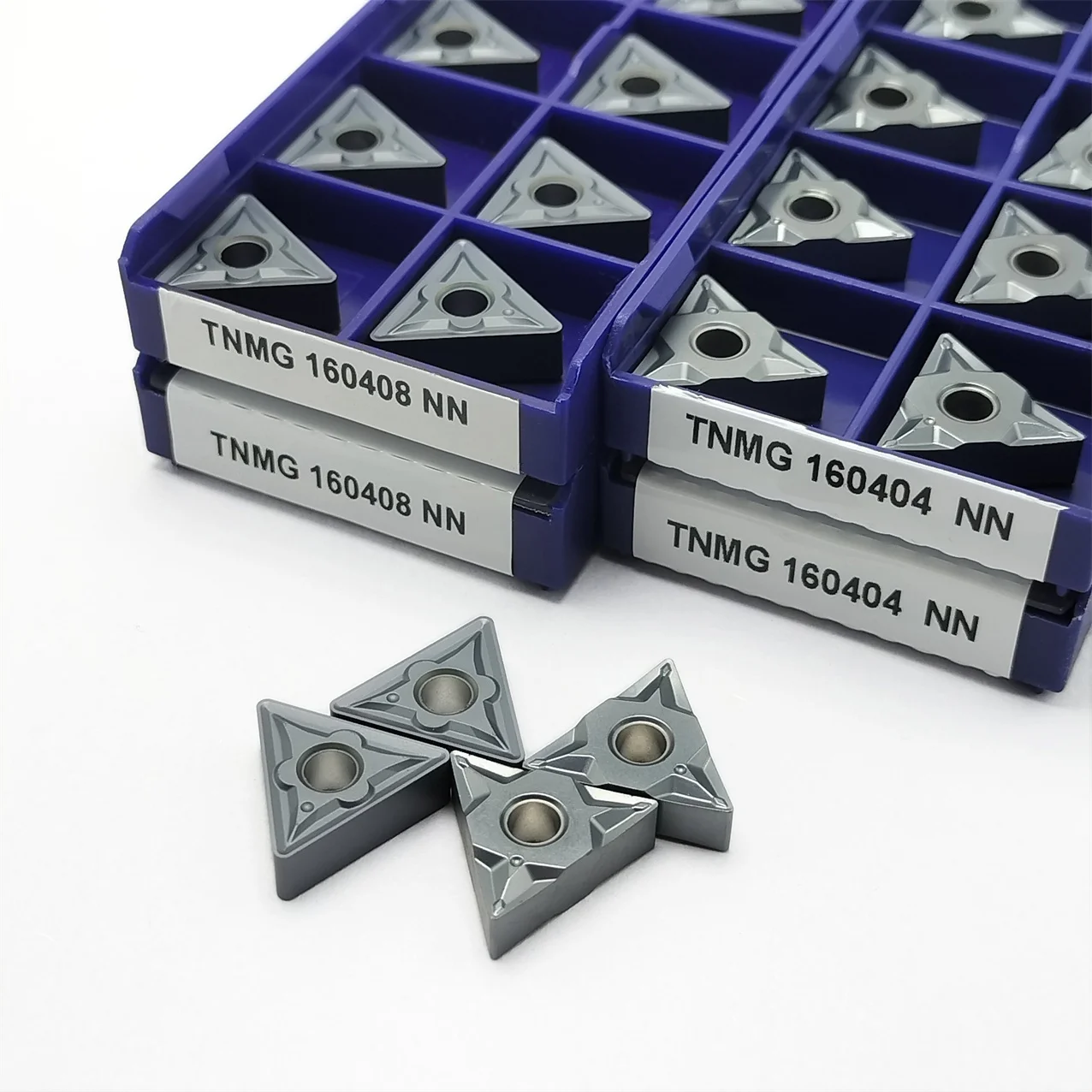 10pcs 100%Original TNMG TNMG160404 TNMG160408 NN External Turning Tool CNC Lathe Cutting Tools Carbide Turning Inserts TNMG1604