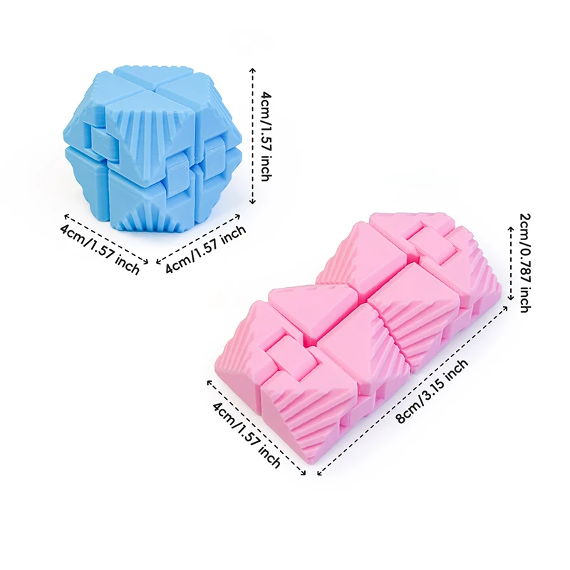 3D Printed New Infinite Rubik's Cube Folding, Flipping, Deformation, Decompression, Puzzle Three-Dimensional