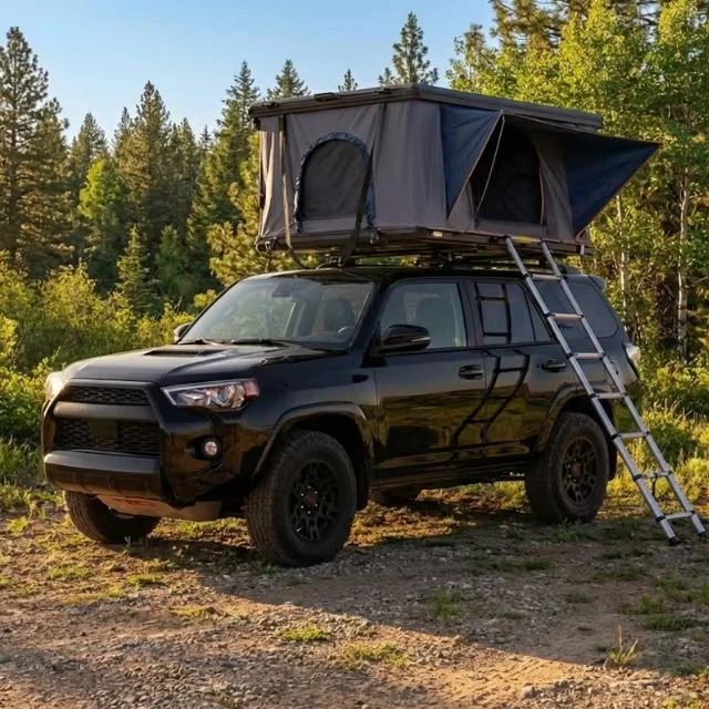 

OEM Yoho Outdoor SY-09 Waterproof Aluminium Alloy Shell 4 Season 4x4 Hard Shell One Bedroom Car Rooftop Tent Hydraulic Strut for