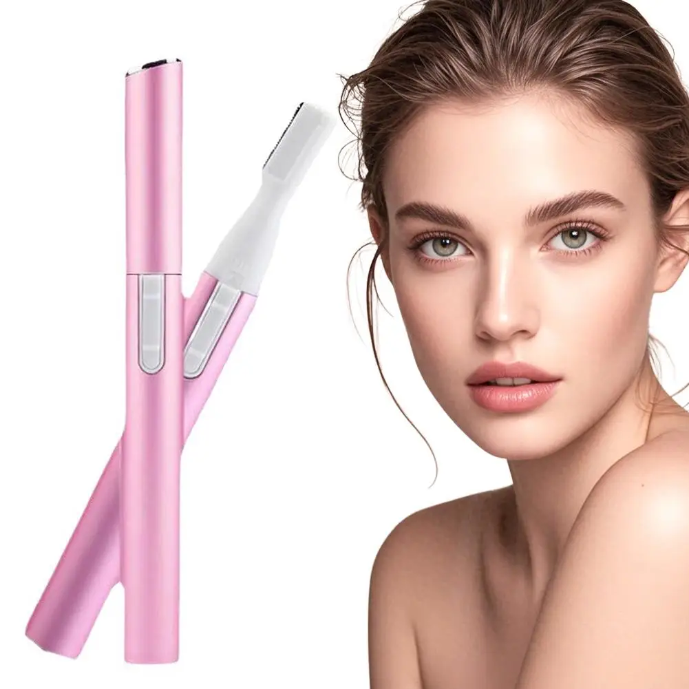 Trimmer per sopracciglia elettrico Nuovo mini manico multifunzionale Bellezza indolore Trimmer per sopracciglia elettrico automatico Strumento di bellezza per rimozione