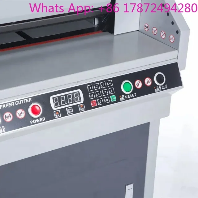 

QK-450VS+ Automatic Guillotine Paper Cutter Cutting Machine 450 Book Making Machine Price