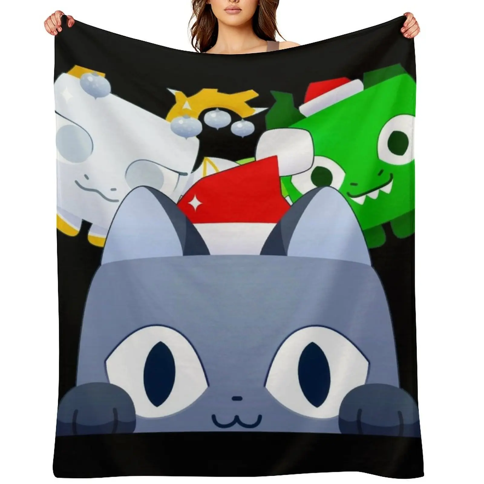 

Pet Simulator Codes X Throw Blanket Multi-Purpose Blankets For Bed Quilt Bed linens Blankets