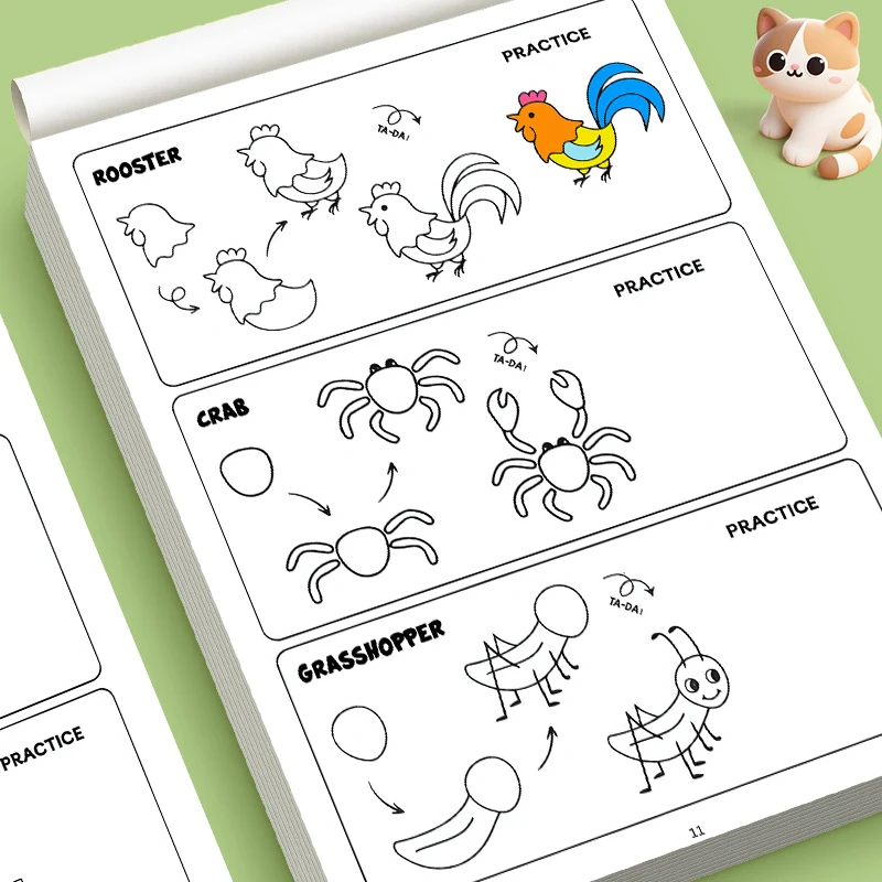 How to Draw Everything Kids Sketch Workbook, Fun Early Learning Activity Book to Help Children Master Basic Drawing Techniques