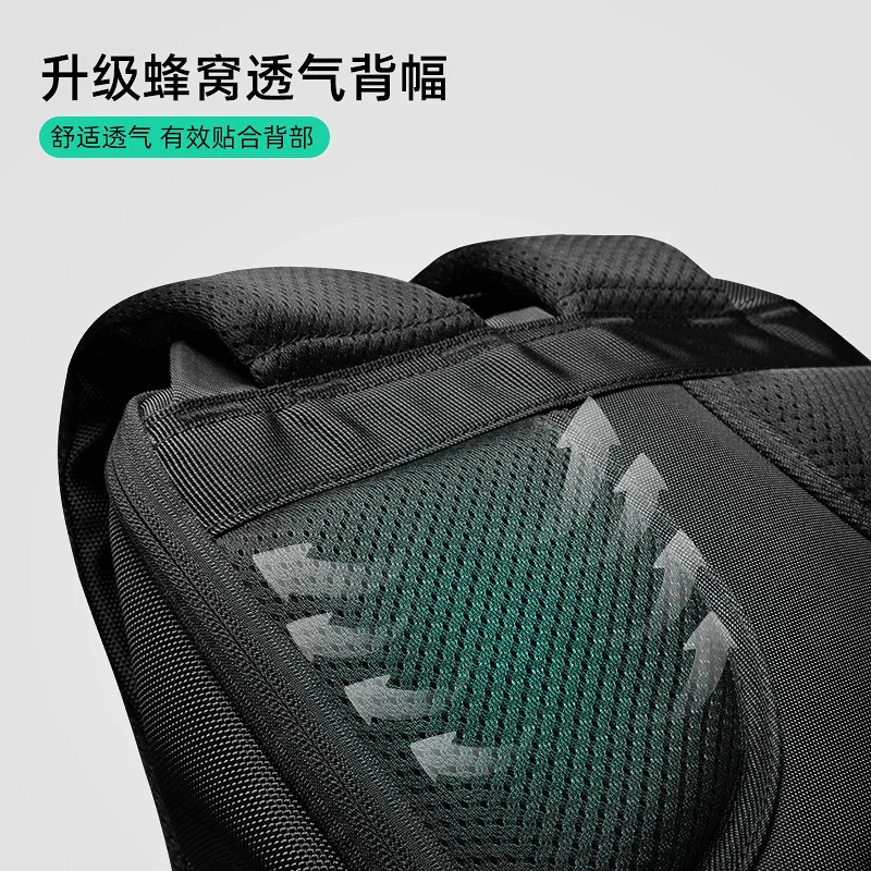 Imagem -04 - Mark Ryden 20l Multifunction Masculino Mochila Dupla de Carregamento Anti-roubo Repelente de Água 15.6 Polegadas Portátil Masculino Mochila para Negócios