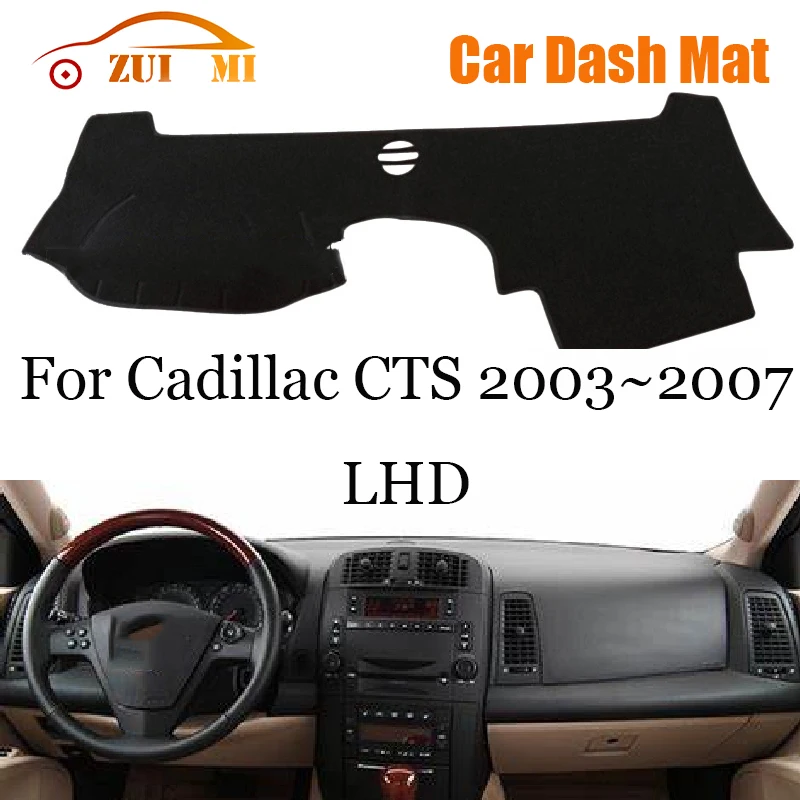 

ZUIMI Dashboard Cover Dash Mat Dashmat For Cadillac CTS 2003~2013 LHD Dash Board Cover Pad Sun Shade