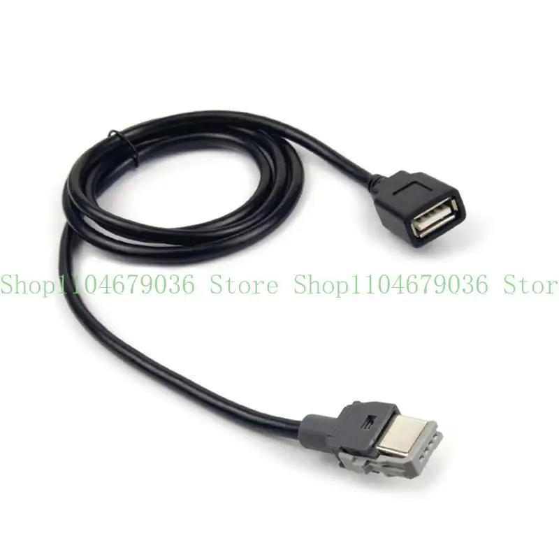 652F Universal Stereo 4 Pin USB Extension Connector Cable Adapter for 307 408 C5 C Quatre B50 RD9 Car Entertainment System