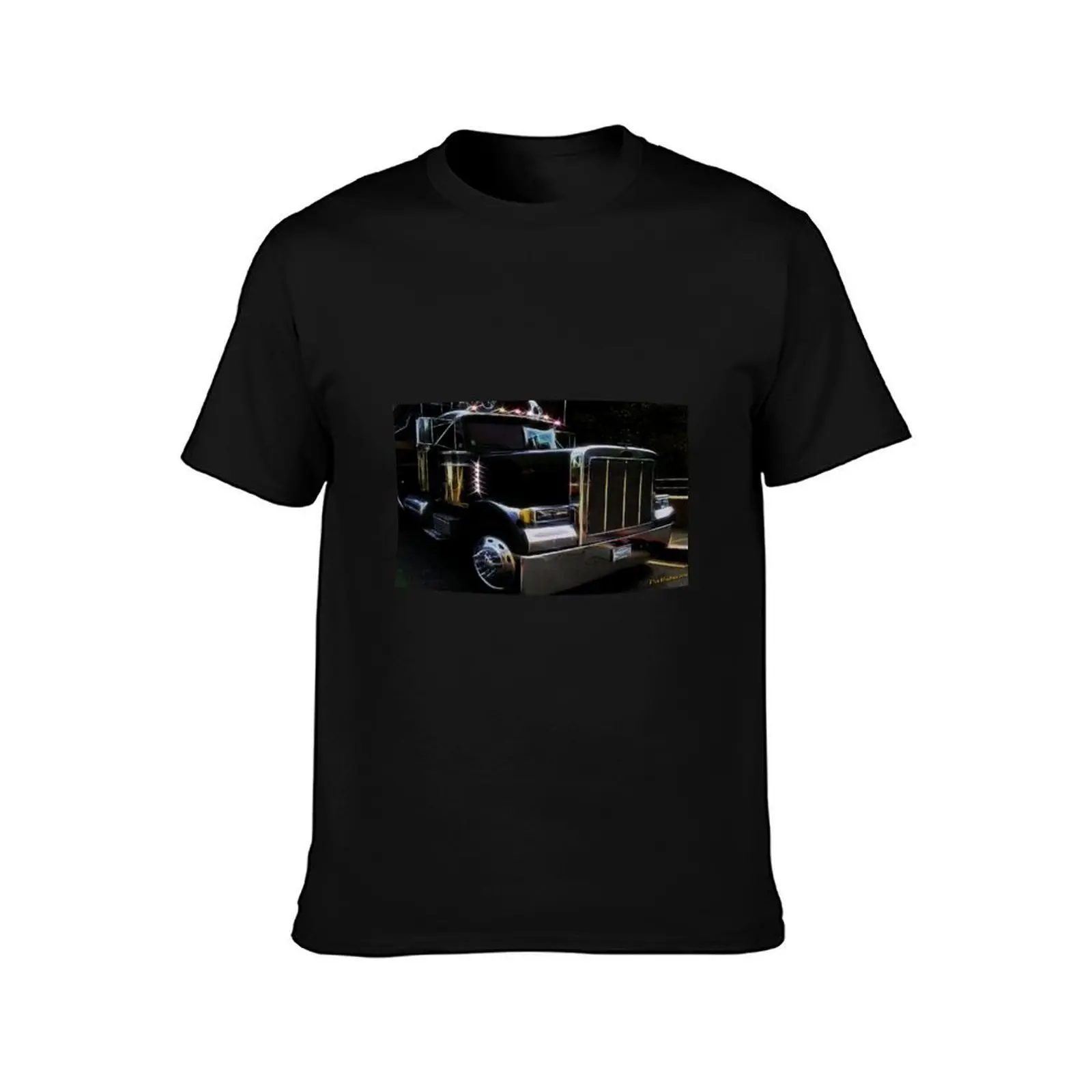 Model 359 Peterbilt Extended Hood T-Shirt Work Comfort T-Shirt for Men