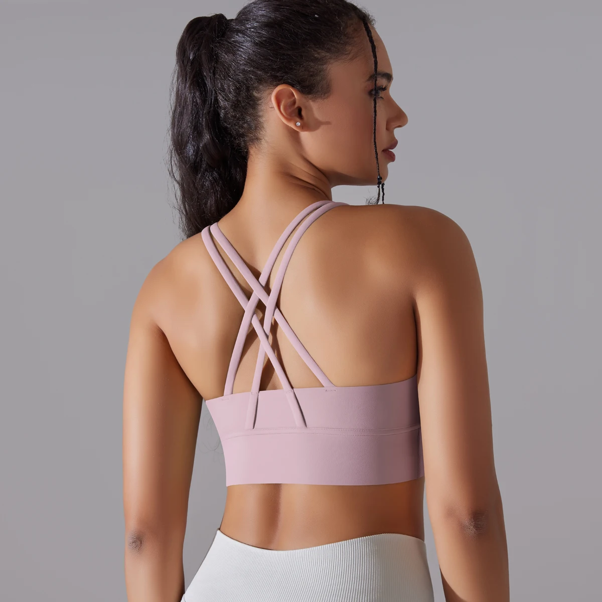 Frauen Yoga BraTank Tops für Fitness Nacktes Gefühl Sport Bh Gym Weste Frauen Leibchen Workout Unterwäsche Sportswear Outfit – Detail 22