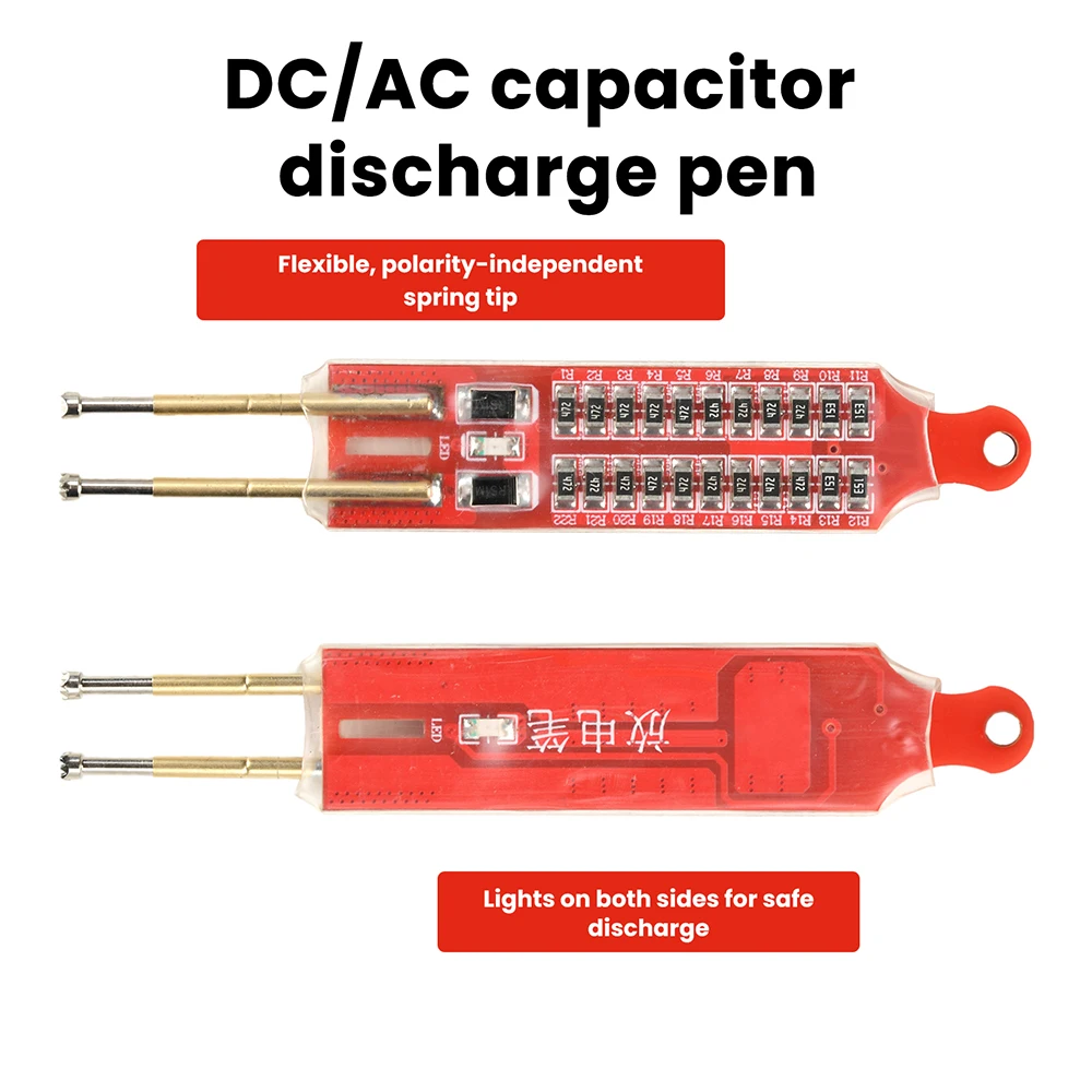 AC/DC Kondensator Entladung Stift Schnelle Entladung 2200 UF Kondensator Entladung Werkzeuge Hochspannung Konstantstrom Anti Strom schock