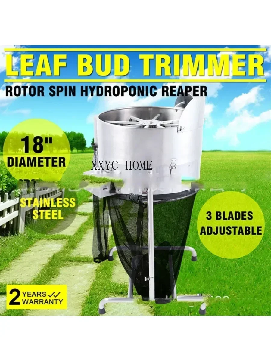 18 Inch Electric Bowl Leaf Trimmer Lawn Mower Hydroponic Bowl Leaf Cutter Rotary Cutting Plant Buds