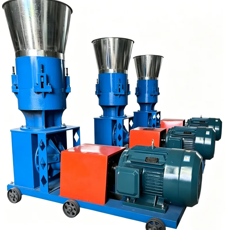 Small Animal Feed Pellet Machine With 220V Electric Motor For Chicken Rabbit Poultry Farm Feed Processing